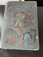 Antique Colorful Cover 1st. Edition 1887 J. R. Jones Earth Sea & Sky
