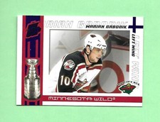03-04 Pacific QUEST FOR THE CUP BLUE LIMITED Card # 54 MARIAN GABORIK /150 WILD 
