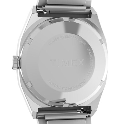 時計 TIMEX 1983 REISSUE TW2W70800 Q Timex 1983 Automatic Reissue Classic Stainless Steel 34mm Watch
