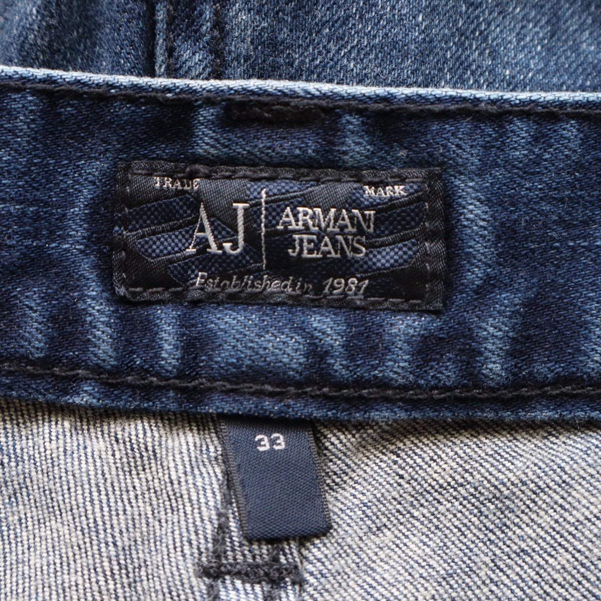 Armani Jeans Mens 33 J31 Regular 5-Pocket Stretch Flex Denim Blue