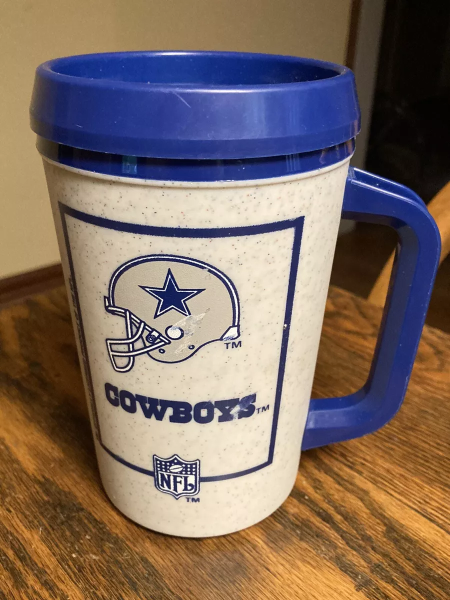 Vtg Dallas Cowboys NFL Football 7-11 Insulated Mug Cup Tumbler Aladdin  w/Lid USA