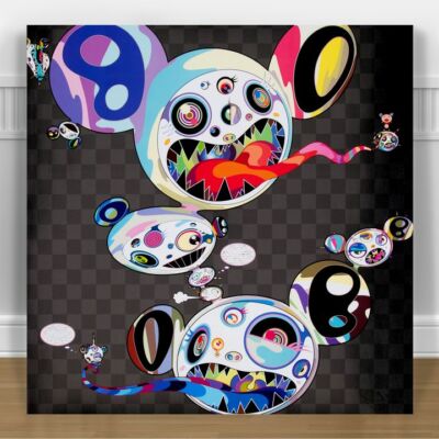 TAKASHI MURAKAMI Parallel universe CANVAS PRINT 24x24