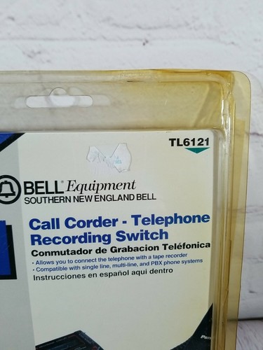 Southern New England Bell TL6121 Anrufschnur Telefon Aufnahme Schalter ROUGH - Bild 3 von 12