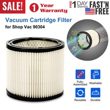 Vacuum Cartridge Filter For Shop Vac 90304 9030400 Replacement Wet Dry