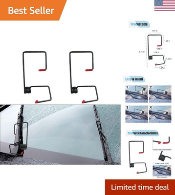 #ad 2PCS Windshield Wiper Arm Pressure Spring Booster Enhance Visibility $6.99