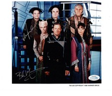 Babylon 5 Signed Autographed 8x10 Photo Bill Mumy Stephen Furst ACOA