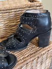 Freebird Women's Black Leather VIOLET Heels - Size 6M - Rare Find! - $250 Retail — photo 8