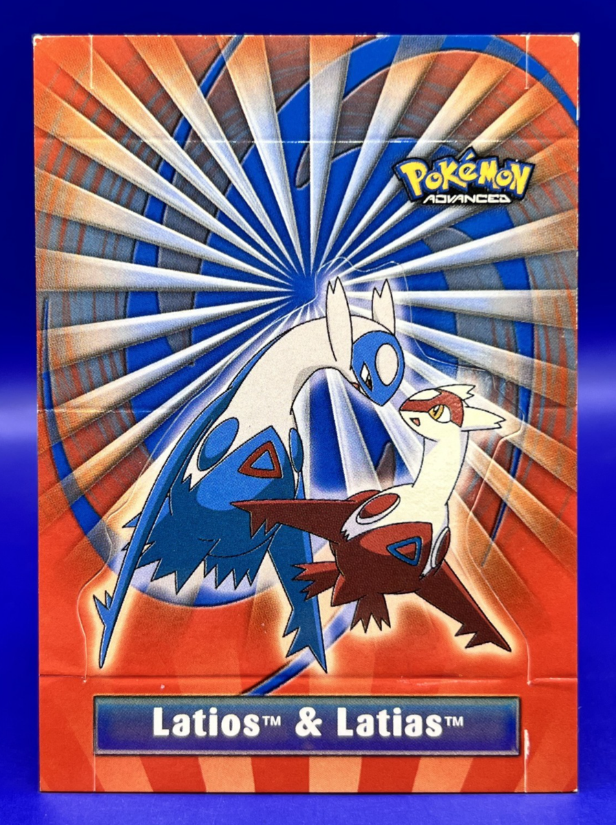 2003 Topps Pokemon Advanced Pop-ups Latios & Latias #7 RARE Love