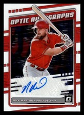 2020 Donruss Optic #OA-NM Nick Martini Optic Autographs