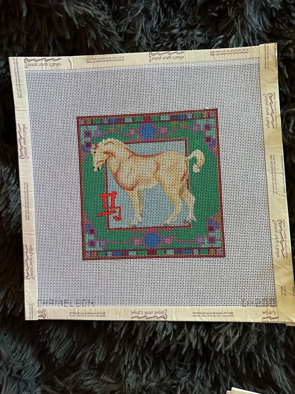 GORGEOUS! Chinese Zodiac Signs HP Canvas Year of the Horse Chameleon/Nobb