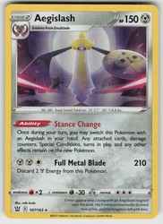Aegislash 107/163 Battle Styles Holo Rare