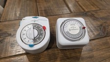 Mechanical Timer with Outlets, Indoor Electrical Plug in Timer