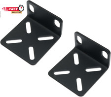 Maxmoral 2Pcs Adjustable Rack Ears Rack Mount Kit for 17.3 Inch Wide Switches