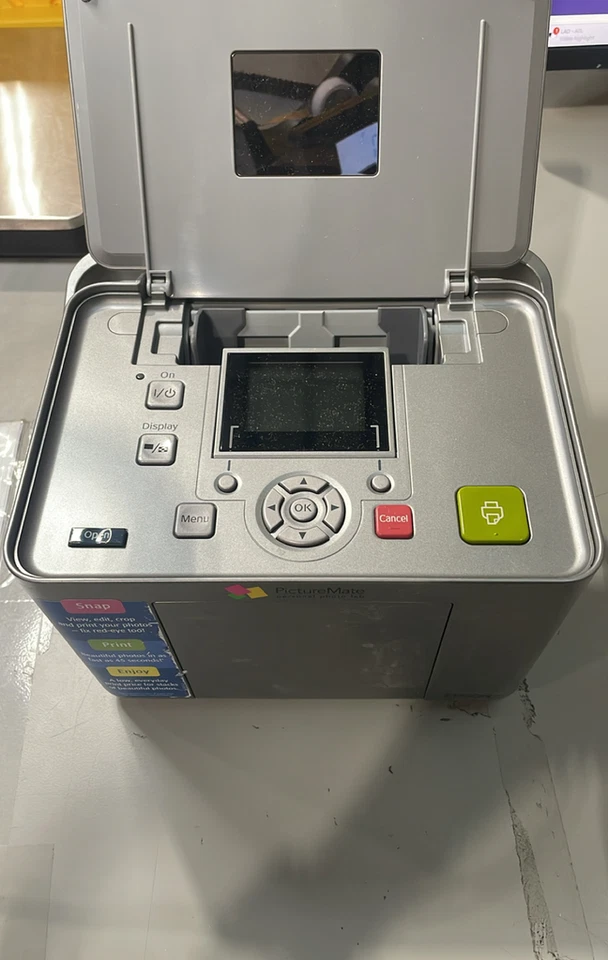 Impresora fotográfica digital Epson PictureMate Pal PM200 Personal PhotoLab y paquete de impresión Foto 3 de 4
