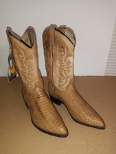 Exotic Python Snake Skin Cowboy Boots