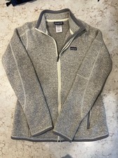 Patagonia Better Sweater Women's S Heather Gray Fleece Jacket Full Zip Pockets