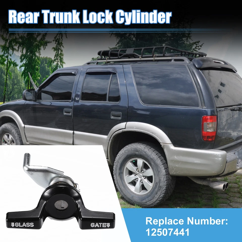 Cilindro de bloqueo de puerta trasera del maletero para Chevrolet Blazer S10 para GMC Jimmy S15 Foto 3 de 4