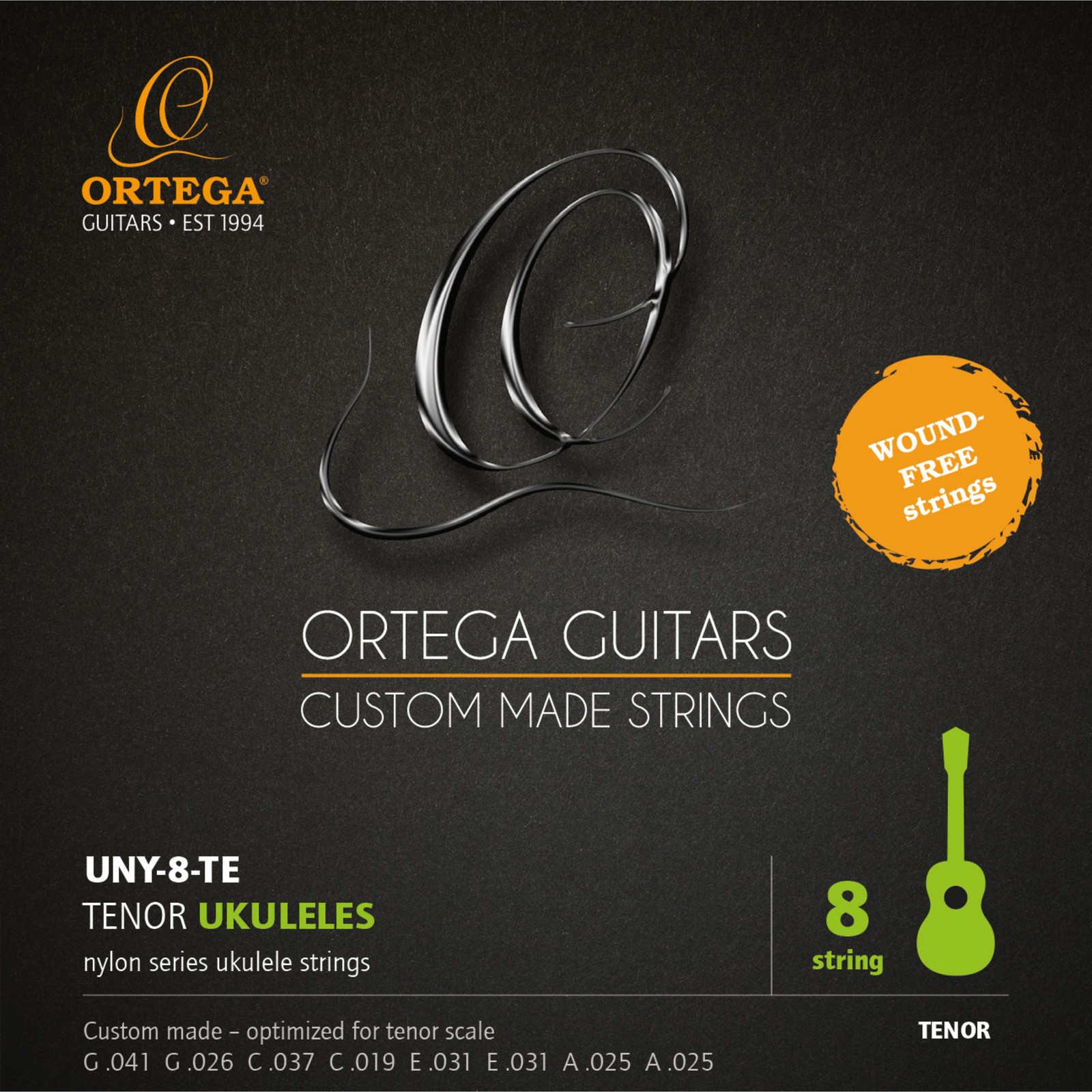 Ortega UNY-8-TE Tenor Ukulele Strings - Saiten 2790₽