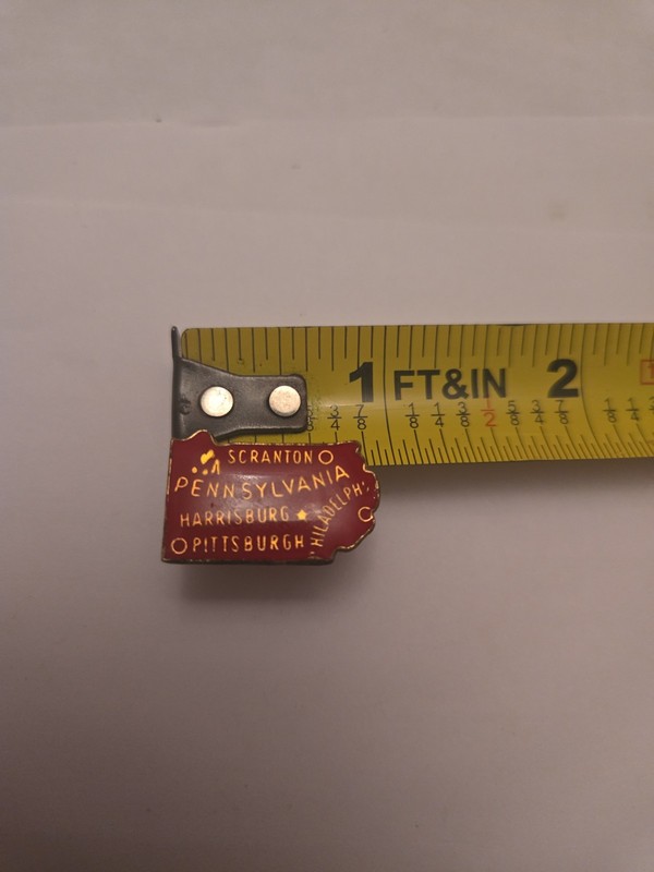 Hat Lapel Pin State Pennsylvania VINTAGE KEYSTONE STATE