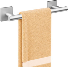 Brushed Nickel Hand Towel Bar, 9 Inch Towel Racks for Bathroom