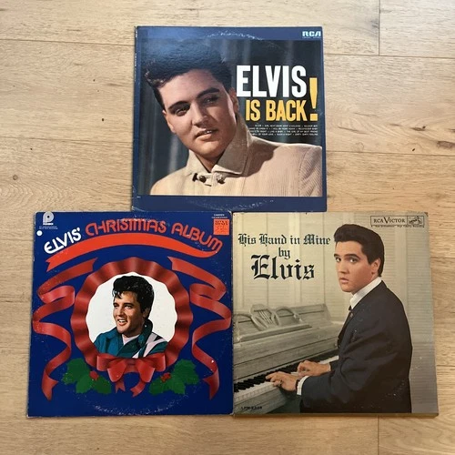 Lot of 3 Elvis Presley LP Record Vinyl Albums: Look at Picture!