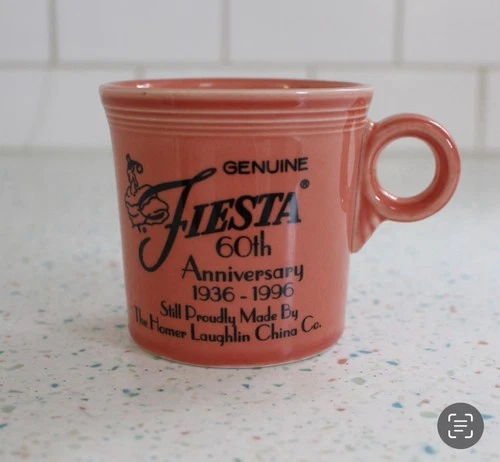 Fiestaware Persimmon 60th Anniversary Mug NEW