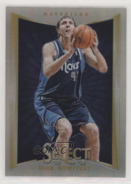 2012-13 Panini Select Silver Prizm Dirk Nowitzki #27 HOF s6i