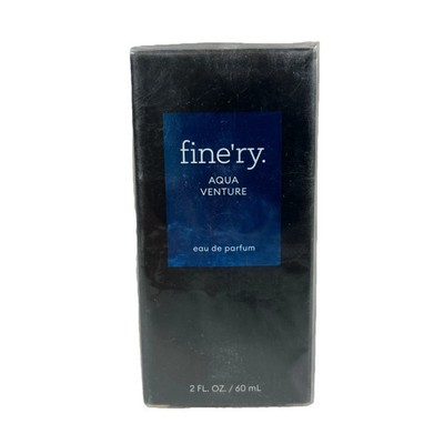 Finer'y Aqua Venture Eau De Parfum 2 fl oz. NIB Factory Sealed - Free Shipping