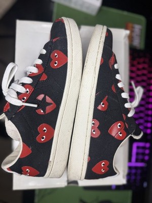 Comme des Garcons Play x Converse Cons Pro Men s Size 9 AZ-K110-001-1