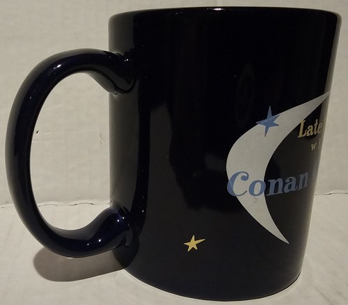 VTG Late Night with Conan O’Brien M Ware Coffee Mug Cup Official ©️ 2003 NBC Inc - Picture 4 of 11
