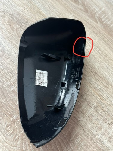 Verkleidung Spiegel Links (Metallic Schwarz) für Opel Adam 1.4 Turbo 150ps