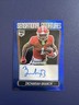 2025 Prizm Black Zachariah Branch Sensational Signatures Blue Prizm /49 - UGA