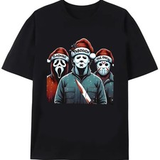 Christmas Carnival Graphic Printed Short Sleeves, Fun Christmas Miles Idol Shirt