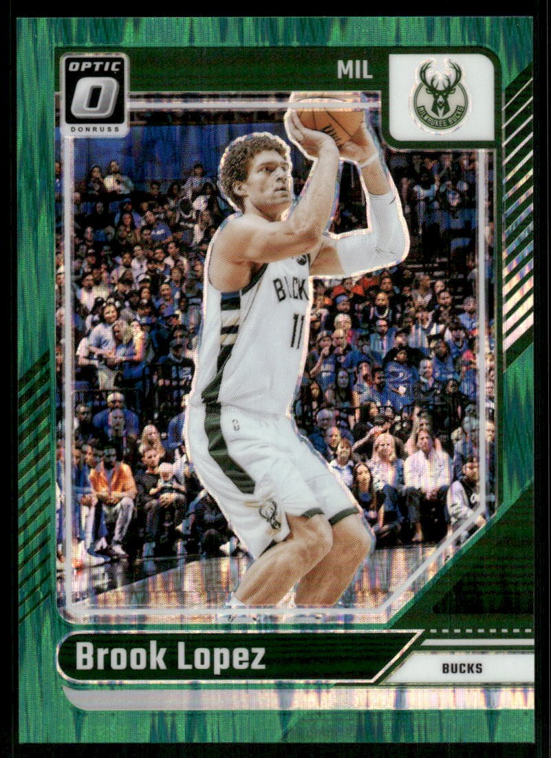 2024-25 Donruss Optic #116 Brook Lopez Green Shock #/149