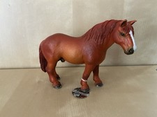 Schleich Repaint Percheron Hengst Fuchs