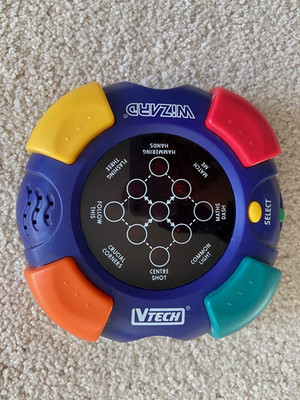 Vintage V TECH Wizard spannendes elektronisches Spiel batteriebetrieben V guter Zustand