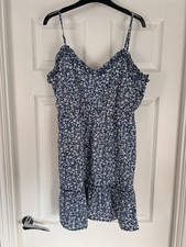 Shein Blue Floral Cami Dress - Ladies Size XL