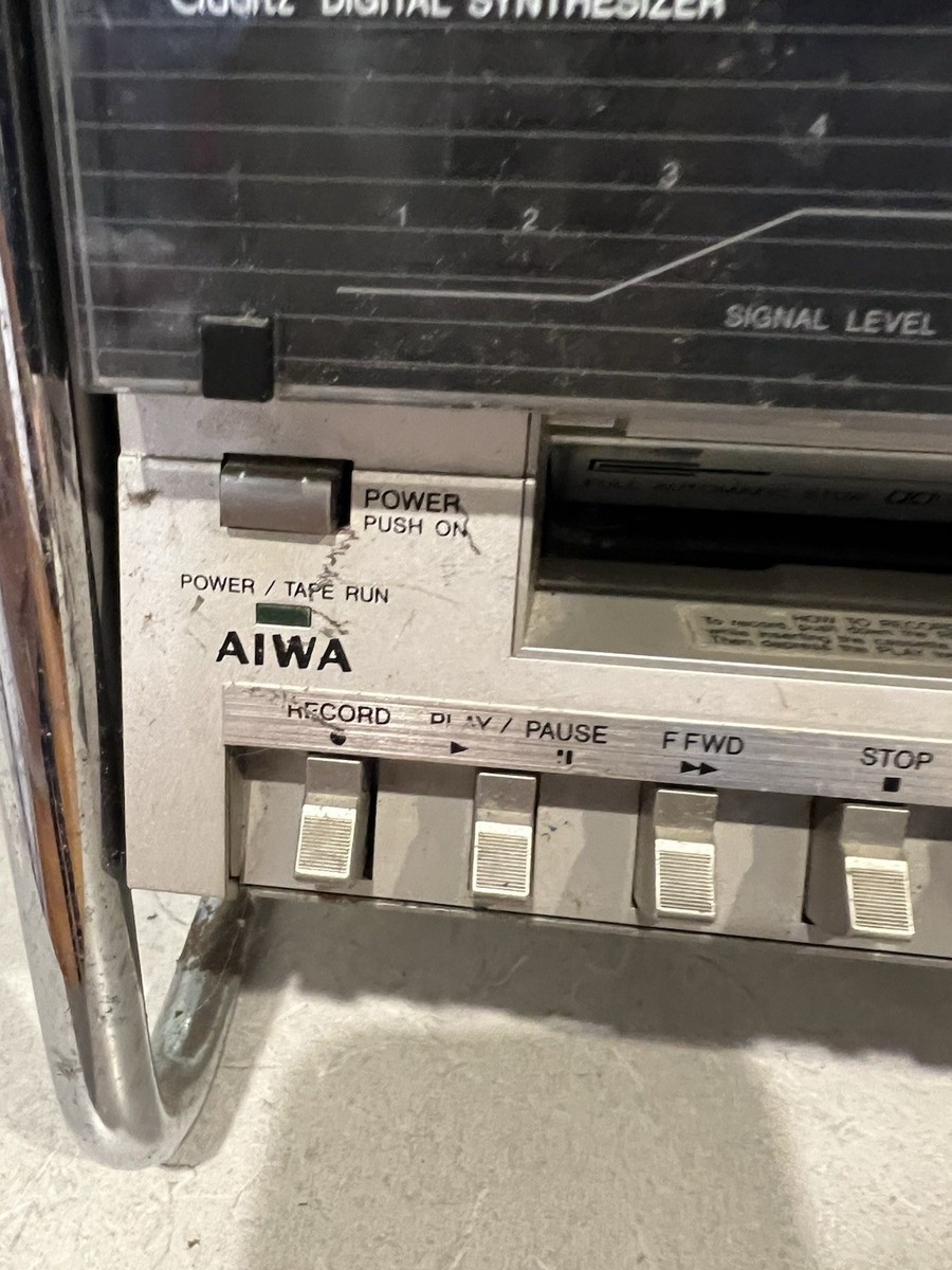 AIWA 3 Piece Digital Synth R35 - AMP A35 - Stereo Cassette Deck