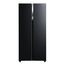 Dent Cookology 460L Freestanding American Fridge Freezer  - Black CSBS460BK