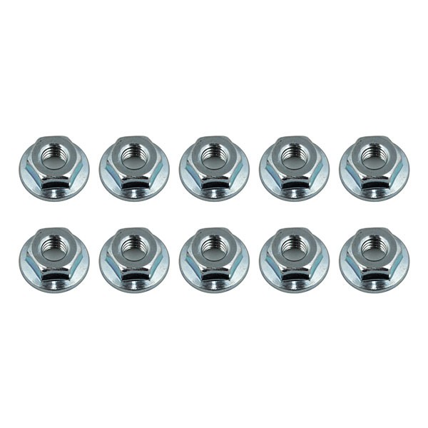 Team Associated Nuts M4 Serrated Wheel Nuts