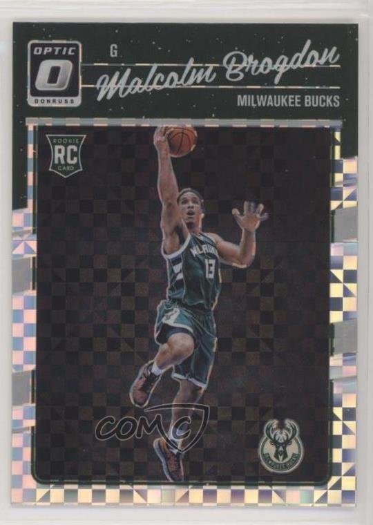 2016-17 Panini Donruss Optic Checkerboard Prizm Malcolm Brogdon #179 cj2