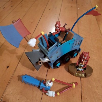 Cel Damage Sinder Actionfigur Set Joyride Studios GamePro 2002
