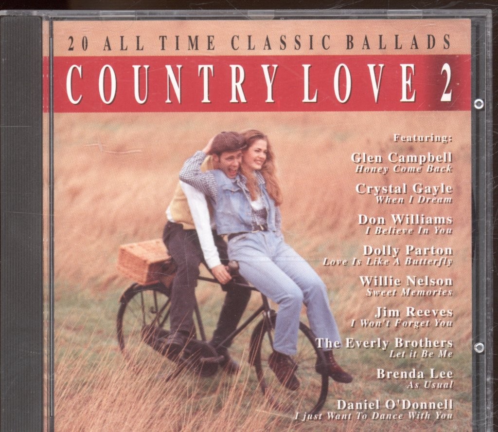 Various Artists Country Love 2 CD UK Telstar 1993 TCD2682