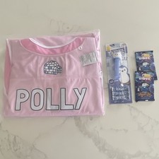 Pudgy Penguins Polly Pink Hockey Jersey Size L