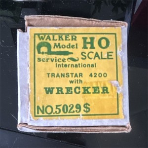 Walker Model HO Scale International Transtar 4200 Wrecker Unassembled Kit 5029
