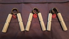 Vintage Captains of Crush Grippers Double Stamp 1, 2, 3.  Good Condition.