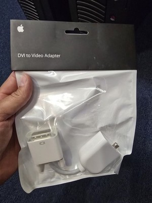 Apple OEM DVI To Video Adapter (M9267G/A) - White