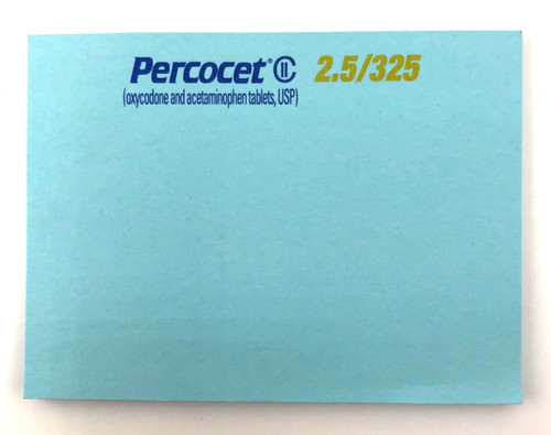 Vtg Percocet Post-it Notes Sticky Notes Pharmaceutical Promo Merch Rare HTF