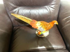 FITZ AND FLOYD QUAIL  LARGE PORCELAIN GAME BIRD DECOR