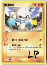 Meditite 55/106 Common Emerald Pokemon Lightly Played on eBay